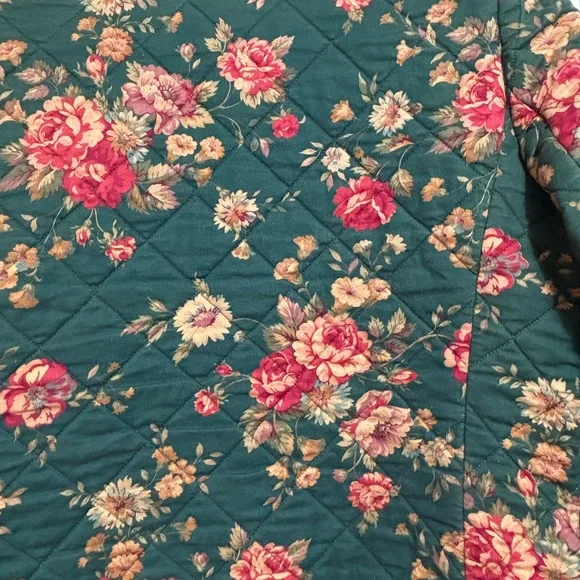 Vera Bradley Quilted Floral Boxy Jacket - Picture 9 of 9